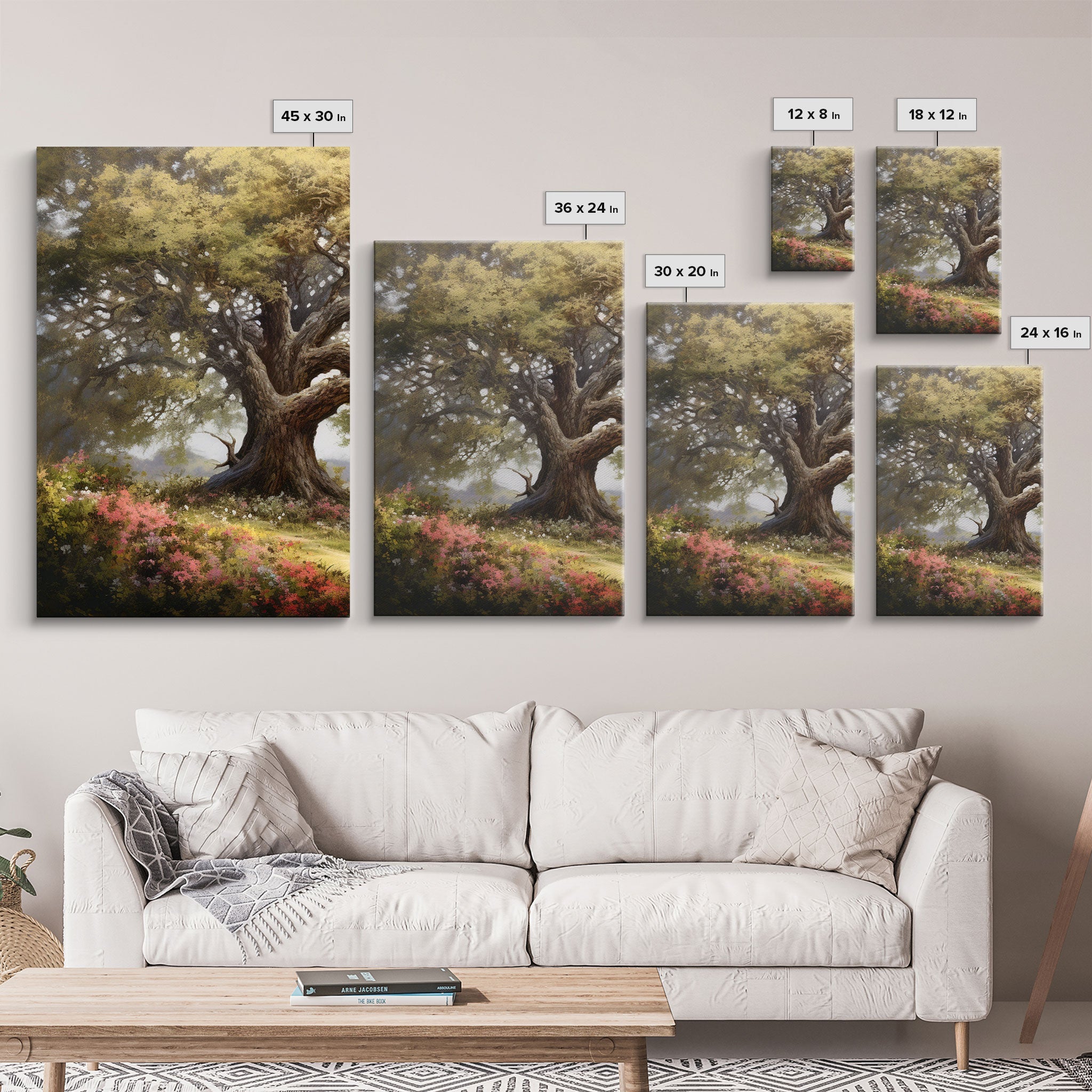 Lake Wall Art, Landscape Wall Print, Nature Print, Canvas Print, Wall Art, 3 Piece Wall Art, Nature Lover Gift, Family Room Art, Wall Decor